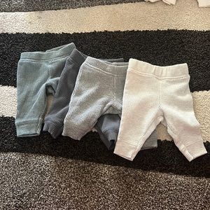 Carters organic waffle pants